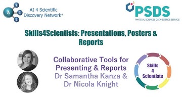 Skills4Scientists: Collaboration for Presentations & Reports – Samantha Kanza & Nicola Knight