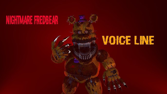 Nightmare Fredbear, All Voicelines with Subtitles