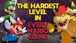 The Hardest Level in Every Mario Game