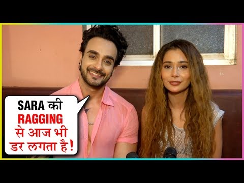 Sara Khan And Angad Hasija New Music Video Shoot | Tattoo Boy | Fun Interview