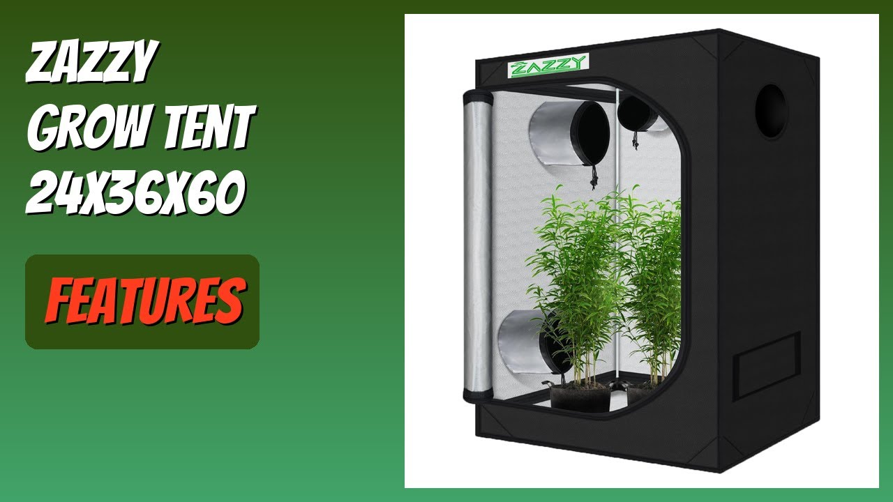 REVIEW (2026): Zazzy Grow Tent 24x36x60. Features - YouTube
