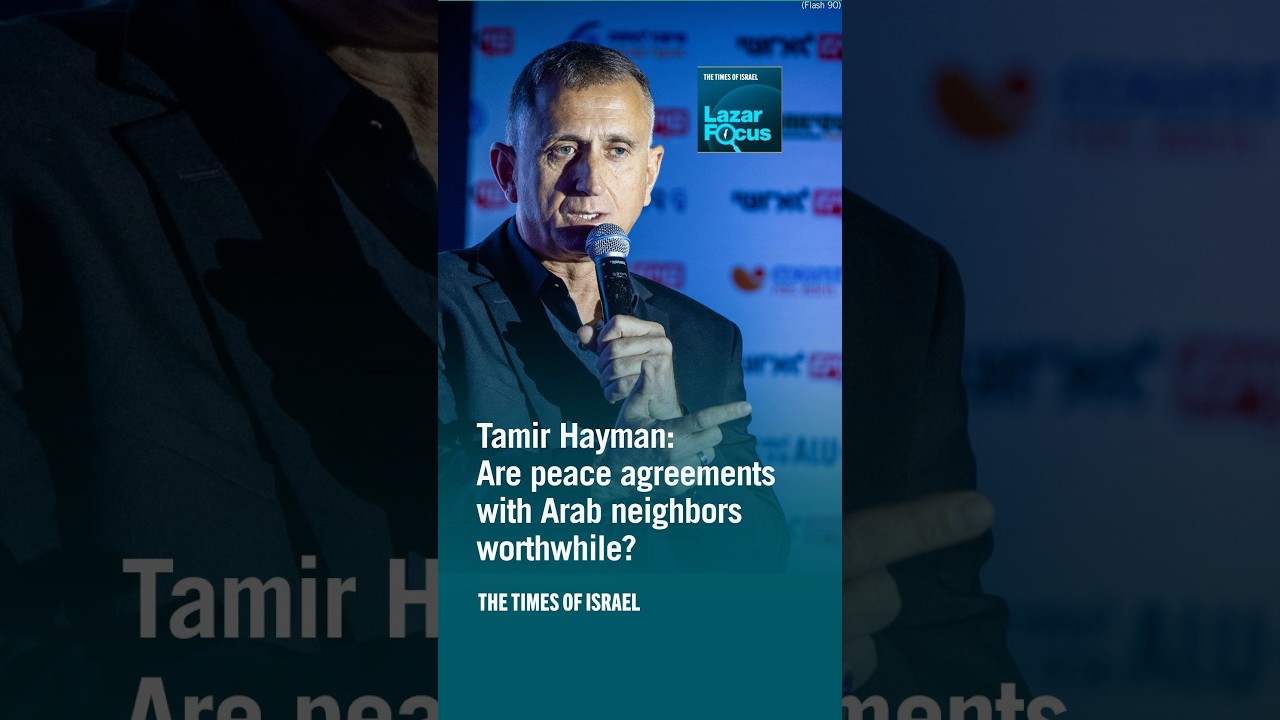 Tamir Hayman: Are peace agreements with Arab neighbors worthwhile?