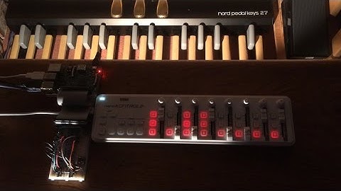 Korg nanoKONTROL2 animated sequence