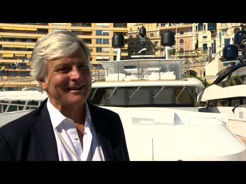 ⁣Baglietto's 48m Superyacht Silver Fox in Monaco with Michele Gavino