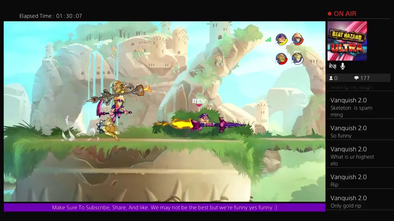 Brawlhalla Gameplay Ranked 2v2 - YouTube