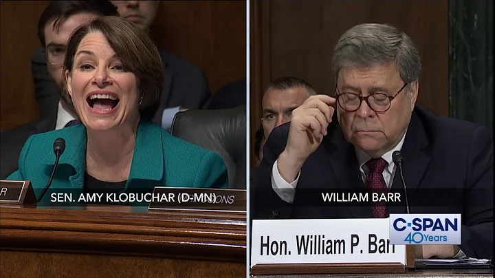 Complete exchange between Sen. Amy Klobuchar and A...