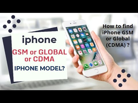 How to know your IPhone GSM or Global (CDMA)? IPhone 7,  IPhone 7 Plus,  IPhone 5 / 5s/ 5c, Iphone 4