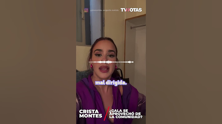 Gala Montes buscó ser polémica… y falló, según su madre Crista Montes