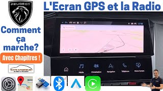 Peugeot, La radio, GPS, Paramètres, le téléphone bluetooth & Apple carplay & Android auto, Le TUTO