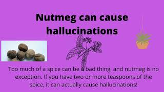 Nutmeg can cause hallucinations. #shorts