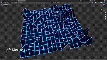 Blender Tutorial - How to randomly move vertices on the Z axis in Edit Mode