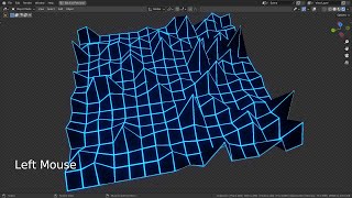 Blender Tutorial - How to randomly move vertices on the Z axis in Edit Mode