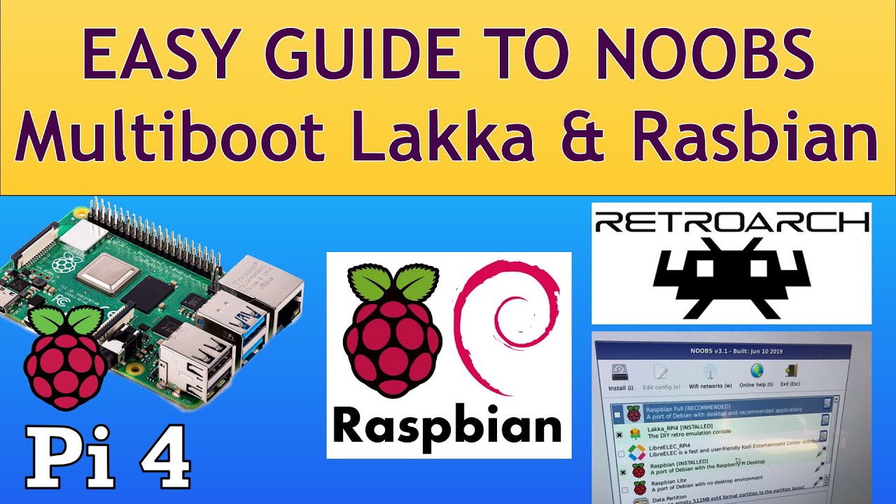 How To Install NOOBS Onto A Raspberry Pi (3B+/4) 