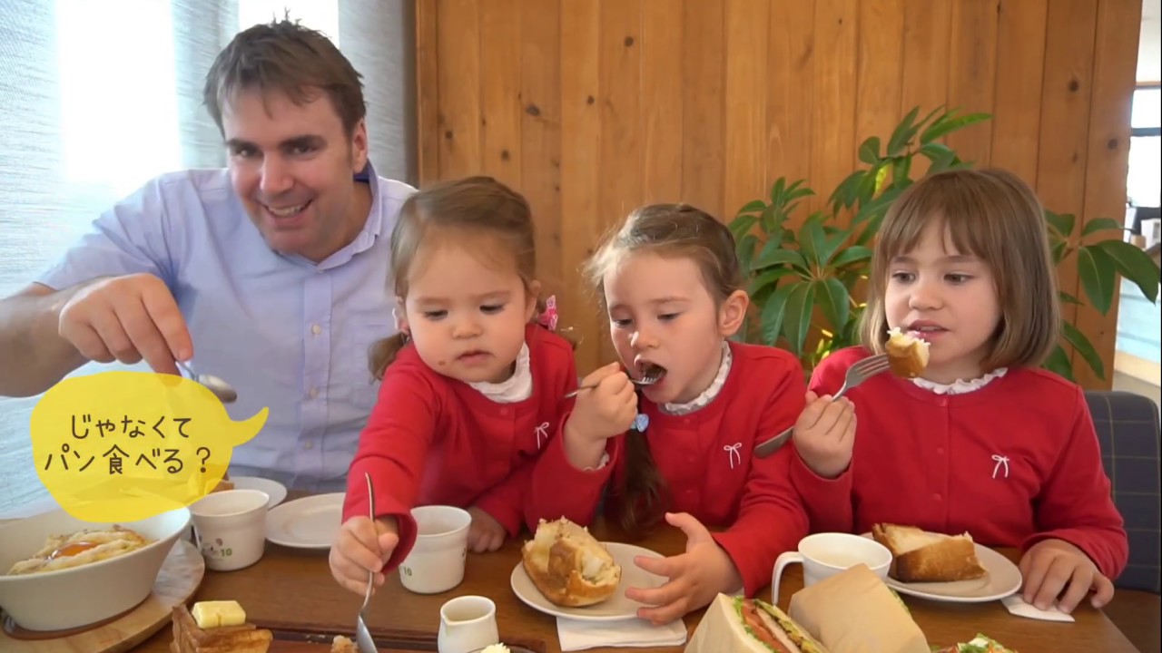 【嵜本ベーカリーカフェ】まさかのYuki途中退席？バイリンガル姉妹