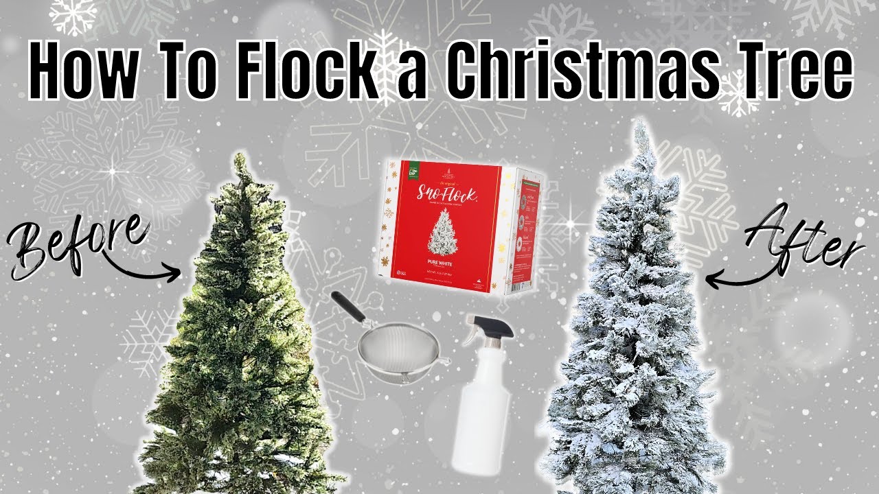 How to Flock a Christmas Tree