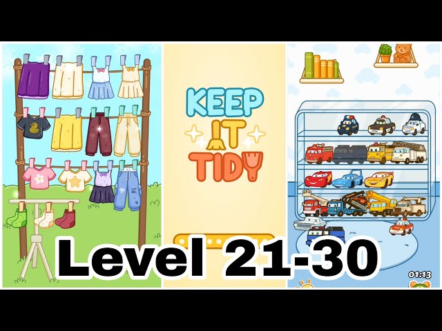 Keep It Tidy – Perfect ASMR & Satisfying Tidy Game Level 21-30