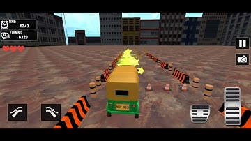 tuk tuk auto rickshaw 3d game - parking mode #1 game play (Android ,sos)