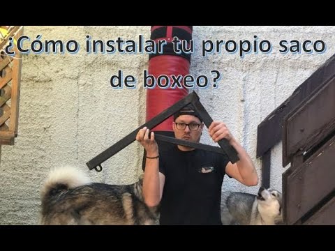 Cómo colgar un saco de boxeo en casa?