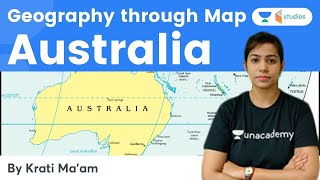 Geography Through Map | Australia | By Krati Singh