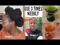 USE THIS 2 RECIPES TO GROW HAIR 3 TIMES WEEKLY FOR UNSTOPPABLE HAIR GROWTH FAST.