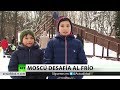 Hispanohablantes revelan cómo contrarrestan el frío en Moscú