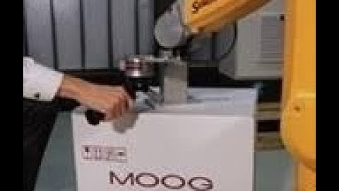 Moog Teach & Replay of robot paths with Moog force control Kit – welding example