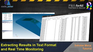 Extracting Results in Text and real time monitoring in Code_Aster screenshot 4