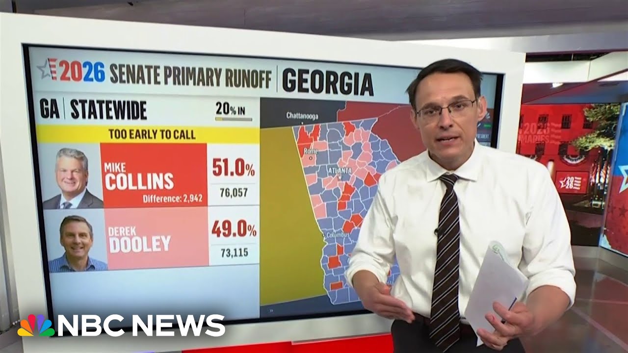 Steve Kornacki breaks down GOP primary results in Georgia and Alabama Senate races Steve Kornacki breaks down GOP primary results in Georgia and Alabama Senate races