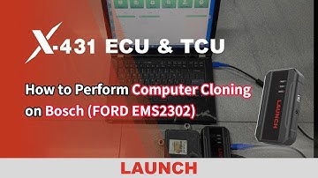 Launch X431 ECU & TCU Programmer Bosch FORD EMS2302 Computer Cloning Tutorial