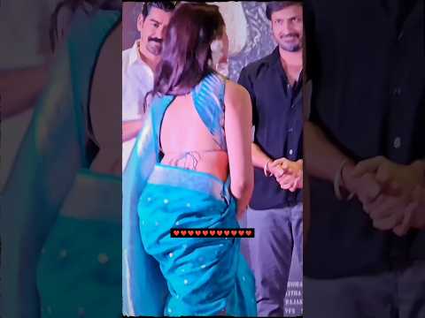 krithi shetty viral video in blue saree #shorts