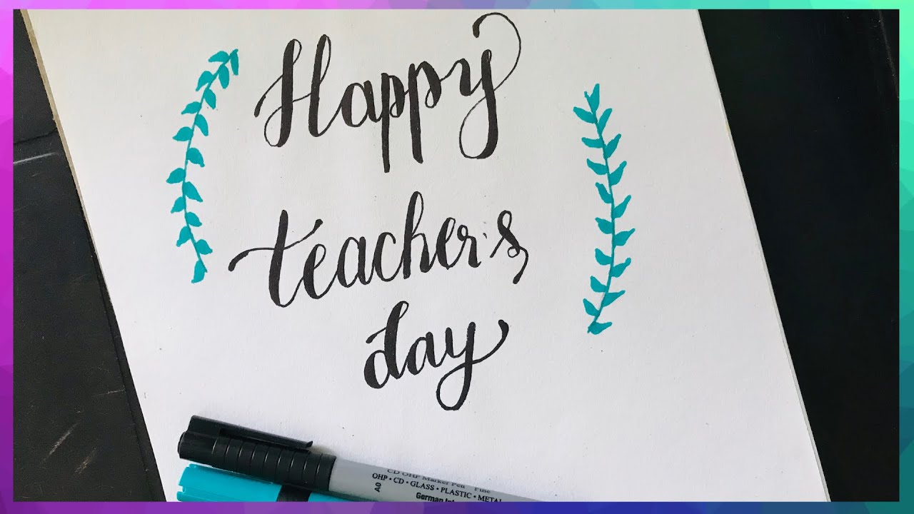 creative writing for teachers day