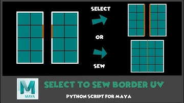[Maya] Select To Sew Border UV