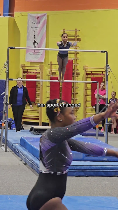 her sport suddenly changed #fypp #level4 #dance #gymnastics #gymnast #dancer #fyp #bars #gym