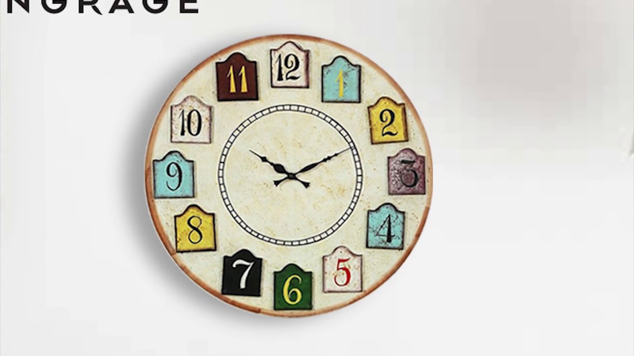 Handcrafted Multicolor Wall Clocks Wall Clocks Online India YouTube