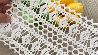 INCREDIBLE BEAUTIFUL and STYLISH Crochet  Runner, Blouse, Tunic, Shawl Pattern @crochetlovee