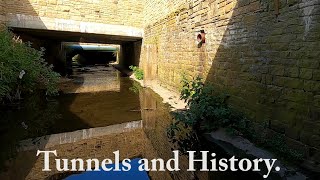 Hunting for history, in tunnels and a stream. Mudlarking &amp;  river walking adventure.