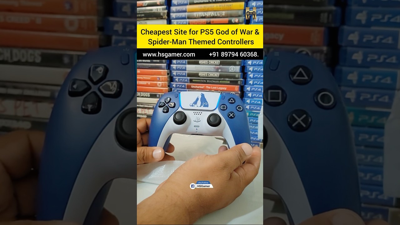 Cheapest Site for PS5 God of War & Spider-Man Themed Controllers