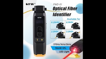 OFW Optical Fiber Identifier Live Fiber Detector with Visual Fault Locator LED Light 700-1700nm