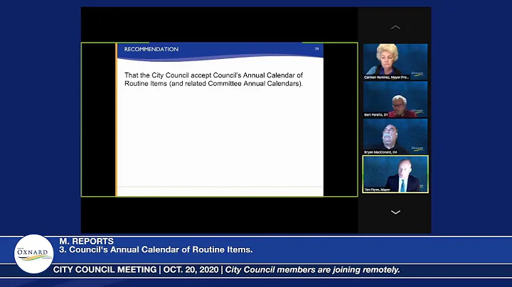 City Council Meeting - 10/20/20