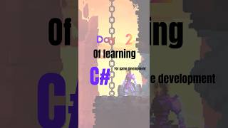 Day 2 of learning C# for Game Development in Unity #unity #csharp #csharpprogramming #tutorial