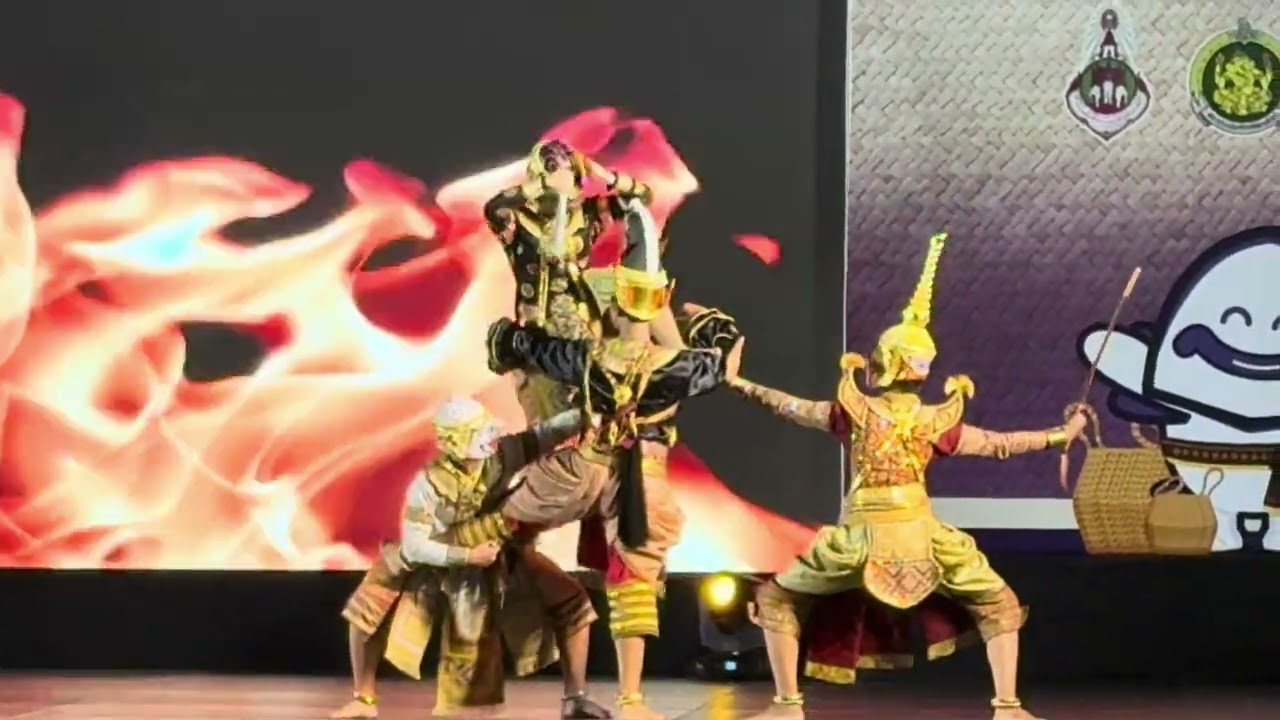 การแสดงโขนของของเด็กๆจากศูนย์วัฒนธรรมแห่งประเทศไทย1มีนาคม2569                      ณ อุทยาน ร 2