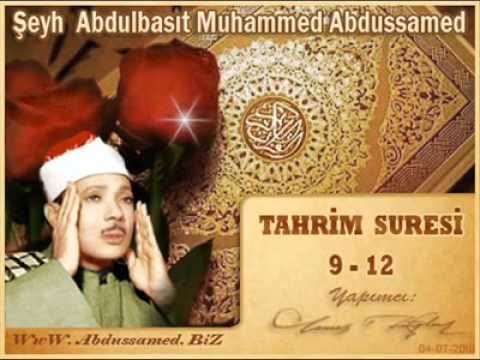 Abdussamed Tahrim Suresi