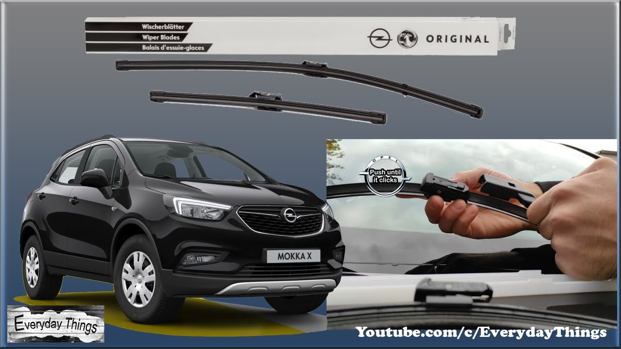 How to change front Wiper Blades on Opel Mokka Mokka X 