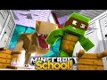Minecraft School - DINOSAURS IN THE SCHOOL PT 2