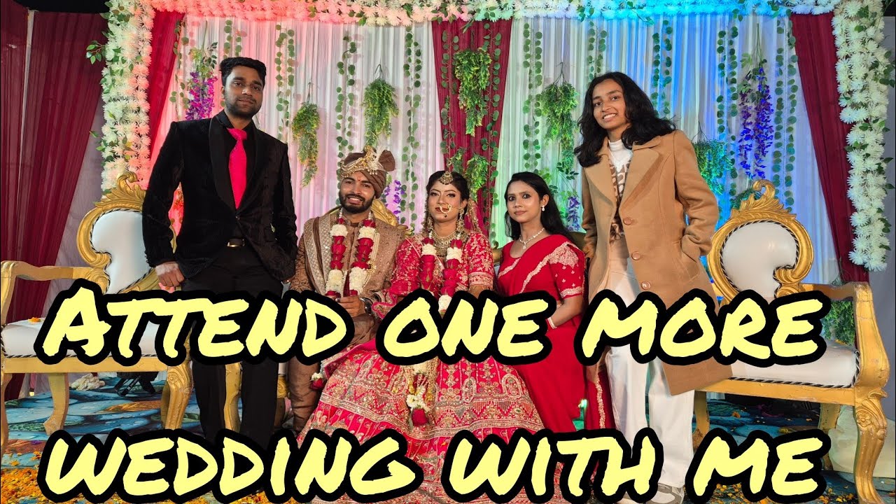 Attend one more wedding with me 😎
