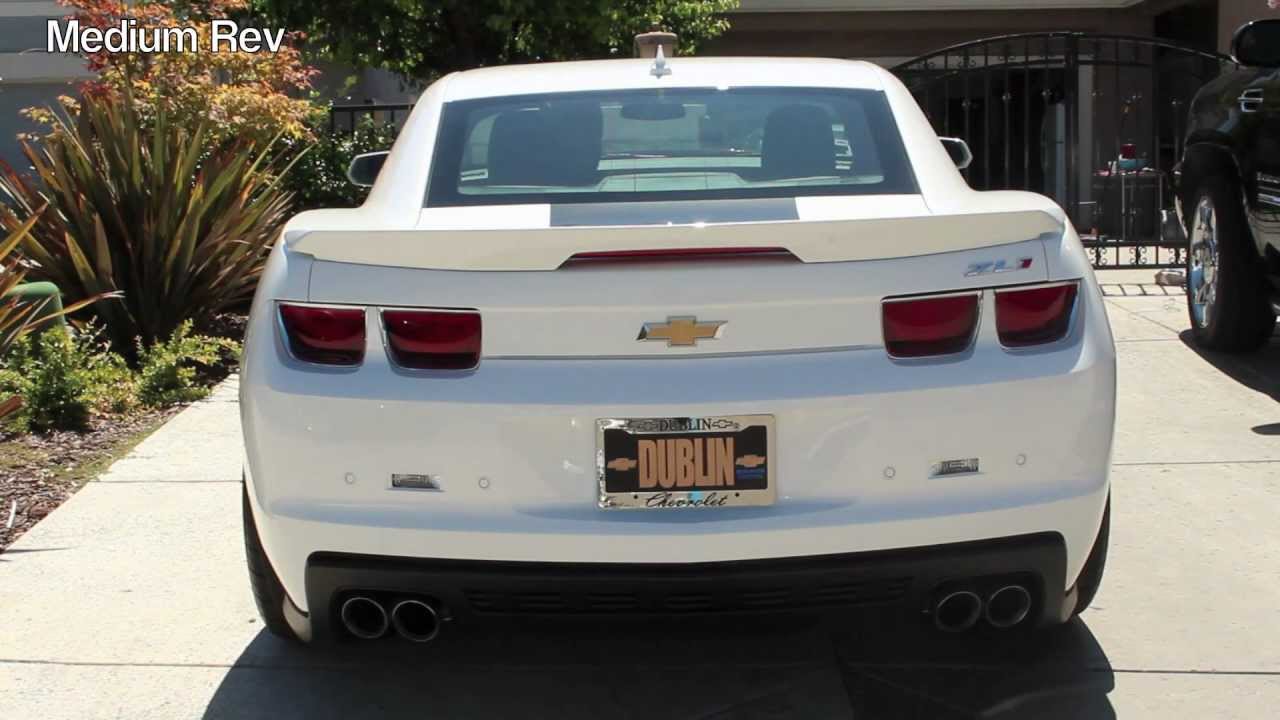 My New 2013 Chevy Camaro ZL1 V8 Supercharged (Start Up+ Rev) Exhaust