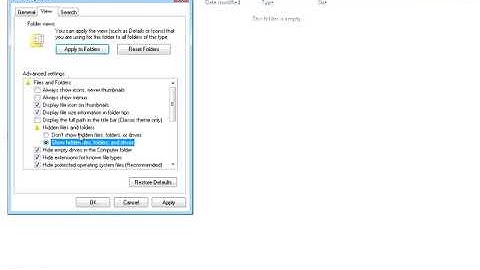 How to Hide and Unhide Folders in Windows 7
