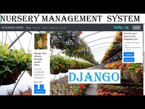Nursery Management System |  Django  |  Python  |  PayTm Payment Integration