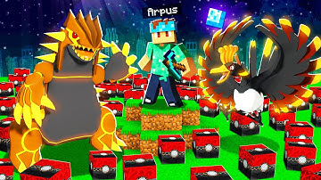 I Opened 100 ANCIENT LUCKY BLOCKS in Minecraft PIXELMON!