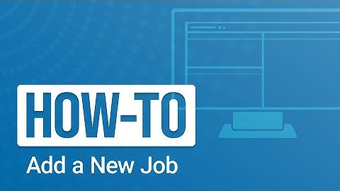 eBacon How-To: Add A New Job